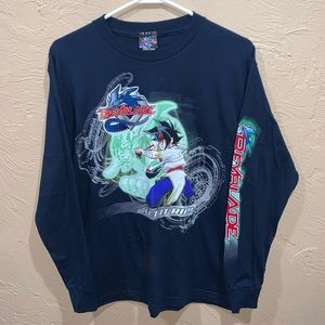 Vintage Beyblade Let It Rip Youth Long Sleeve Shirt